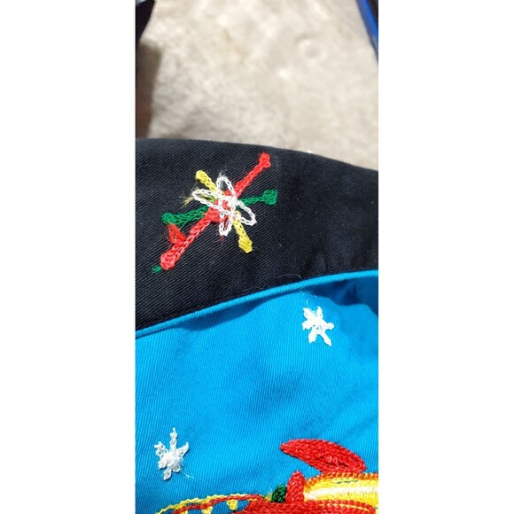 Space Cowboy XXL Western Shirt Two-Tone Embroidered, Shotgun Cuff, Statement - Picture 14 of 16